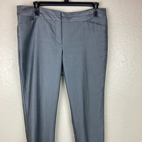 Worthington Modern Fit Women's Gray Dress Pants Sz 16P - Picture 1 of 13